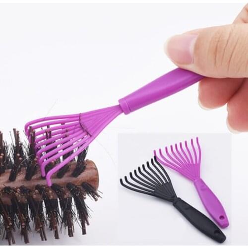 New Hair Comb & Brush Cleaning Remover Embedded Handle Tool Comb Hair Brush Cleaner Useful Comb Accessories