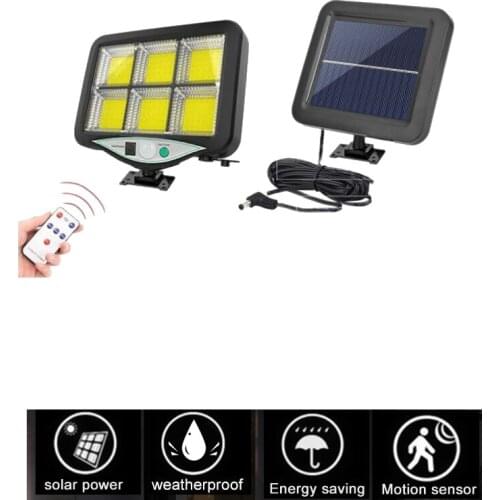 Seperable Powerful LED Solar Light Outdoor For Garden Decoration Solar Lamp Powered Waterproof PIR Motion Sensor Street Light in