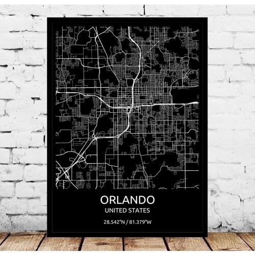 US City Orlando Poster
