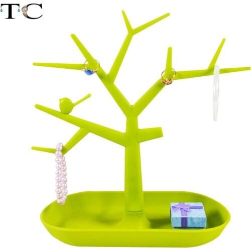 Beauty and Health Jewelry Necklace Ring Earring Tree Stand Display Organizer Holder Show Rack Hot Selling