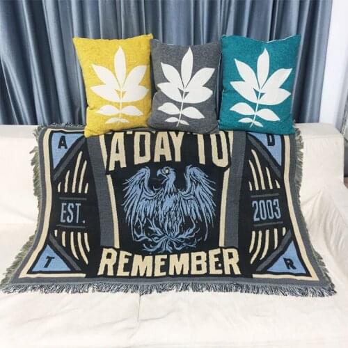 Morden Art Abstract Eagle American Blanket Carpet Decoration Soft Sofa Throw Cotton Linen Tapestry Living Room Blankets Eagle