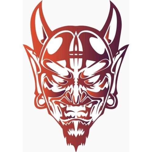 Personality Devil Satan Face Evil Demon Car Sticker Window Decoration Windshield High Quality Vinyl Scratches Waterproof PVC
