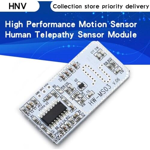 High Performance Motion Sensor HW-MS03 2.4GHz to 5.8GHz Microwave Radar Human body induction PIR switch Module for Arduino Diy