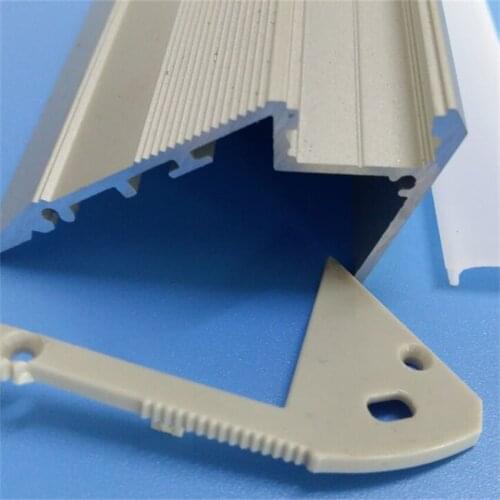 YANGMIN Free Shipping 20-50M/LOT 1M/PCS Aluminium Channel Holder For LED Strip Light Bar On Stairs