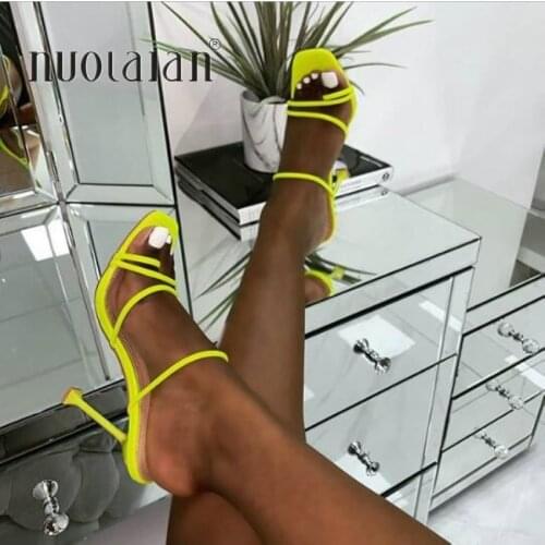 Summer Women Sandal Sexy High Heels sandals Snake Print Slippers Womens Shoes Peep Toe High Heels Party Dress Shoes Woman