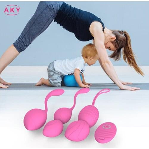 Wireless Remote Vibrator Vaginal Ball Silicone Kegel Ben Wa Ball Sex Toys for Women Geisha Ball Vagina Simulator Sexshop