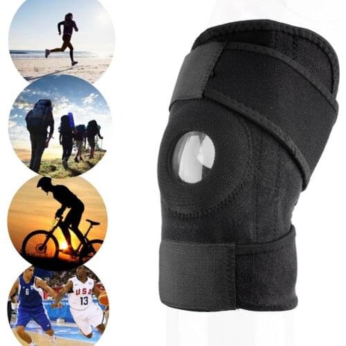 1pc knee Support Strap Brace Pad protector sport kneepad Badminton Basketball Running bull breathable