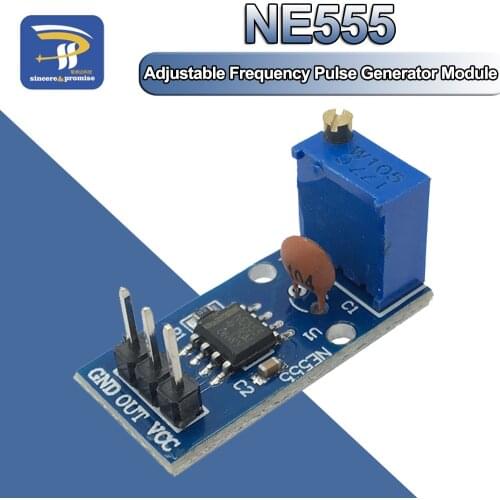 10pcs/lot Ne555 Adjustable Frequency Pulse Generator Module For Arduino Smart Car
