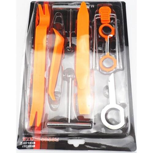 12pcs/set Car Radio Door Clip Panel Trim Dash Audio Removal Open Installer Pry Tool For Acura RLX CL EL CSX ILX MDX NSX RDX RL