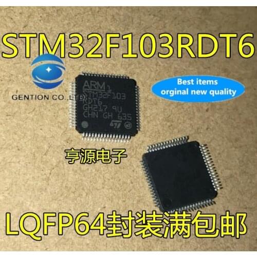 2PCS 32-bit MCU microcontroller QFP64 STM32F103RDT6 STM32F103 in stock 100% new and original