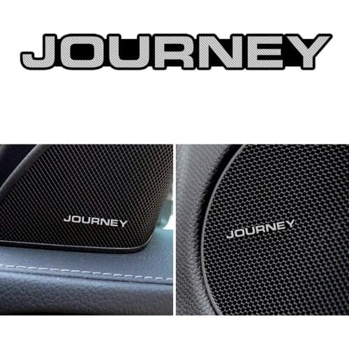 4pcs Car Auto Speaker audio Badge Sticker Decoration Decal for Dodge Journey Emblem Car Styling