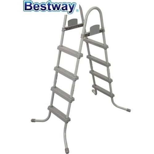 58336 Bestway 1.22m Safety Ladder 48" Specially Designed Ladder for Above Ground Swimming Pool Height 122cm Pool Stairs no Pool