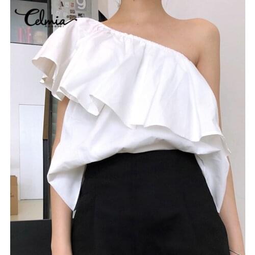 Блузки без рукавов Celmia China At AliExpress