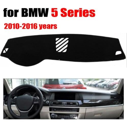Car dashboard covers mat for BMW New 5 Series 2010-2016 years Left hand drive dashmat pad dash cover auto dashboard accessories
