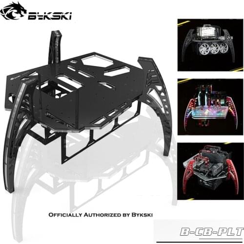 Bykski New Arrival B-CB-PLT COBRA NAVIGATOR ITX ATX E-sports Chassis MOD Case For Gaming Gamer Water Cooling PC Case Fully Open