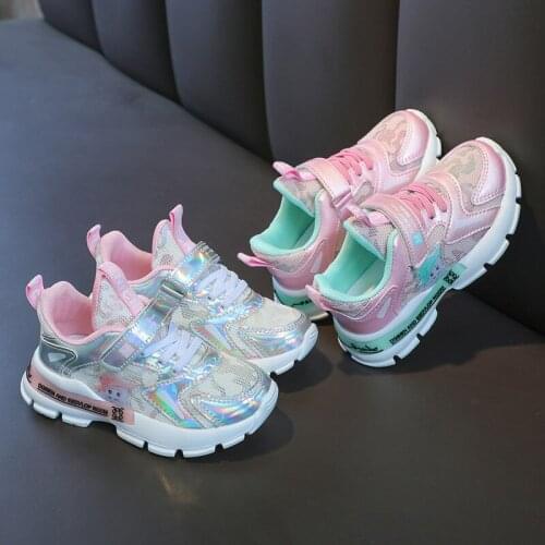 2021 New Spring Children Shoes Comfortable Kids Shoes For Girl Fashion Running Sneakers Kids Shoes Girls Chaussure Enfant 188