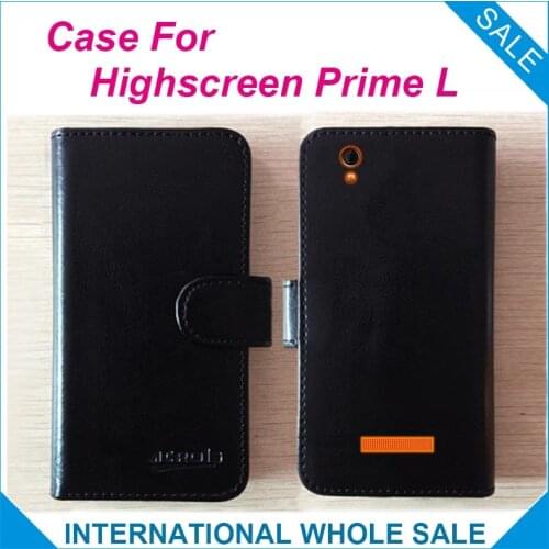 6 Colors Hot!! 2016 Prime L Highscreen Case, High Quality Leather Exclusive Cover For Highscreen Prime L tracking number