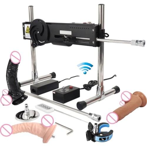 FREDORCH Extremely Quiet Automatic Sex Machine Vac-u-Lock Turbo Power Sex Machine Gun Solid Steel Erotic Love Machines for Women