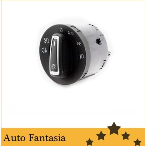 Chrome euro head light switch (with auto function) - for Volkswagen golf mk7