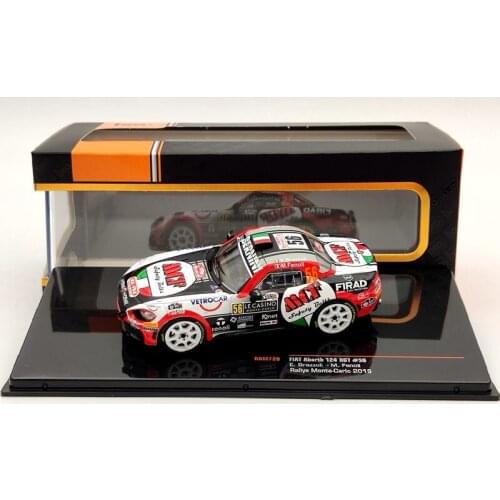 IXO 1:43 For FIAT Abarth 124 RGT #56 Rallye Monte Carlo 2019 RAM720 Diecast Models Toys Car