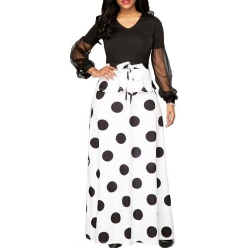 S-5XL Summer African Dresses For Women 2021 New Dashiki Black African Clothes Plus Size Retro Africa Bodycon Long Maxi Dress