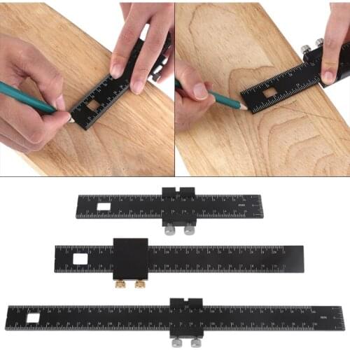 Woodworking Marking T-Square T-Rule 6/8/12 Inch,Precision Precision for Woodworking Marking Scribing Line Ruler 16FA