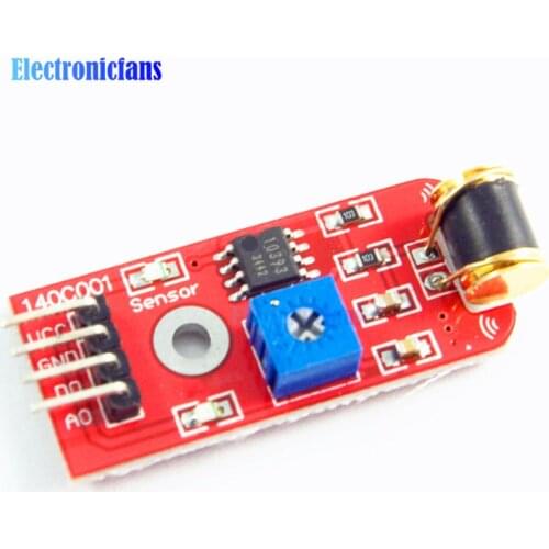 801s Shake vibration Sensor Module For Arduino Open Source LM393 3-5VDC TT Logic
