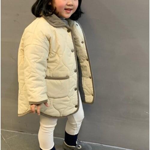 New winter clothing for boys and girls fashion pattern car cotton stitching casual warm cotton jacket