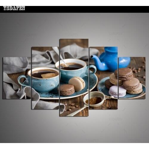 Op de muur HD print olieverf modulaire foto Scenery poster kind room decor woondecoratie 5 stks canvas art z095