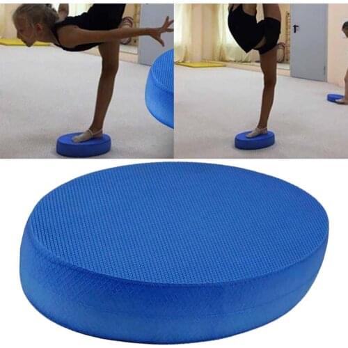 High Rebound Anti-skid Oval Yoga Cushion TPE Fitness Dance Exercise Balance Pad Health Yoga Training Accessories