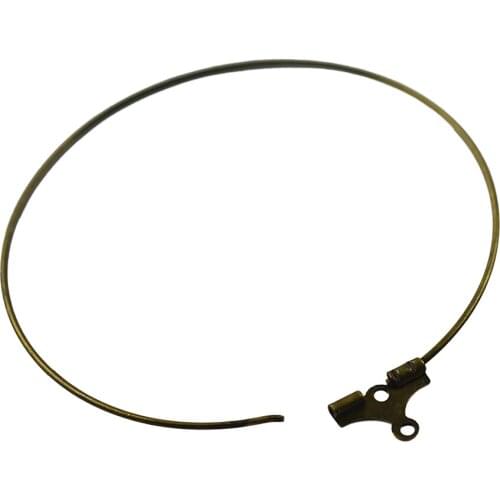 20pcs Beading Hoop Loop Earring Ear Wire Jewelry Making Findings DIY Bronze