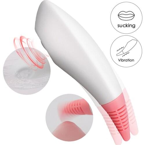 Sucking Vibrator Clit Sucker Clitoris Stimulator Masturbator Dildo Nipple Licking Tongue Oral Toys For Adults Sex Toys for Woman