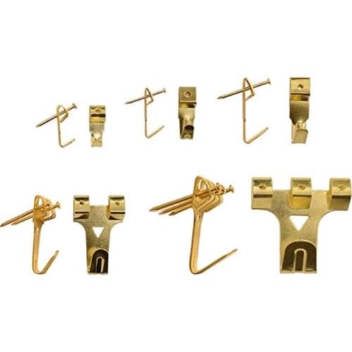 Picture Hanging Hooks Hard Walls Picture Hanging Hooks 195pcs/set Creative Durable Heavy Drawing