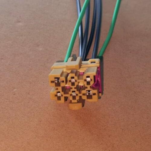 1/5/10PCS Auto blower resistor plug harness connector for Audi A6L /Volkswagen Passat B5 Tiguan Golf 6 /Skoda Octavia 1J0937731A