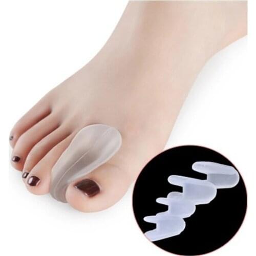 1 Pair Silicone Bone Thumb Orthotics Corrector Hallux Valgus Toe Separator Feet Care Thumb Orthotics Foot Care Tools