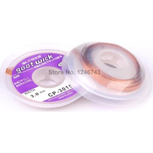 1PCS/LOT BGA Desoldering Braid Solder Wick Tin Remover Wire CP-3015 Soldering Accessory Wholesale Desoldering Wire