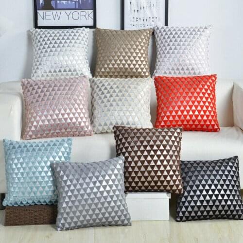 17" Plush Christmas Throw Pillow Case Geometric Bird Wing Cushion Cover 7 Color