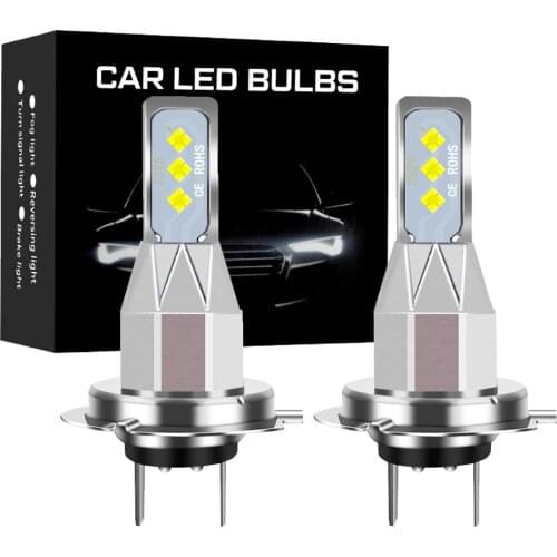 2Pcs H8 H11 Led HB4 9006 HB3 9005 Fog Lights Bulb CSP White 6000K 2500LM PSX24W H16 JP EU H4 H7 Car Lamp Auto Light 12V
