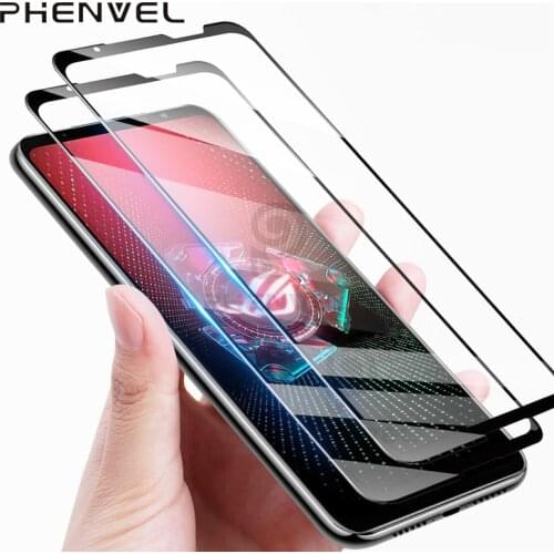 2pcs Protective Glass For Asus Rog Phone 5 Ultimate Oleophobic Screen Protector For ROG 5 2 3 Full Cover Tempered Glass