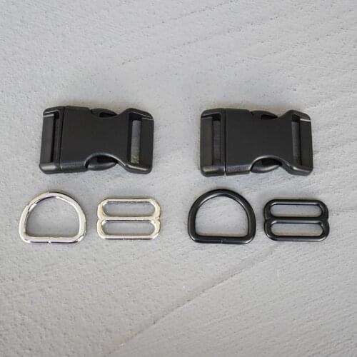 50 Sets 25mm Backpack Plastic Buckle Quick Side Release Buckle for Bag Luggage Outdoor Backpack Strap Belt Webbing Lether Craft