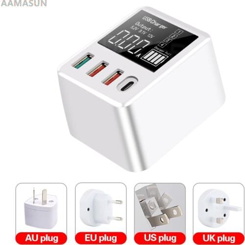 30/40W Quick Charge QC3.0 USB Charger Wall Travel Mobile Phone Adapter Fast Charger USB Charger For iPhone Xiaomi Huawei Samsung