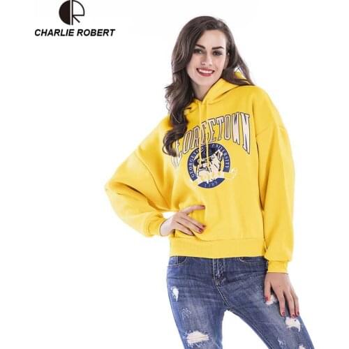 Женские толстовки утепленные CHARLIE ROBERT China At AliExpress