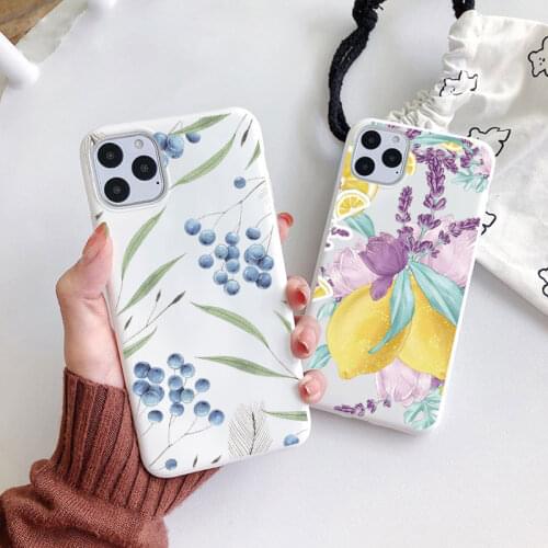 Flower Leaves Fundas For Xiaomi Mi Redmi Note 8T 9S 10S 7 8 9 9T 10 11 Pro Max 10T Lite Poco X3 K40 TPU Colorful Soft Back Cases