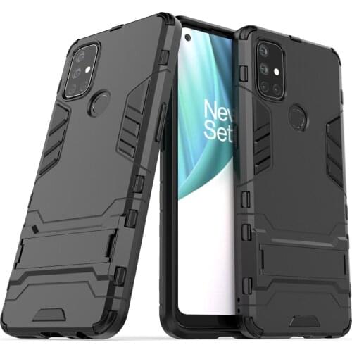For Oneplus Nord N10 5G Cases Shockproof Armor TPU + PC Tough Kickstand Cover For One Plus Nord N10 N100 1+NordN10 Coque Funda