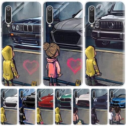 Boy See Sports Car Jdm Drift Phone Case For Xiaomi Mi Note 10 11 9 8 10T 9T CC9 A1 A2 A3 Poco F1 X3 F2 Pro Lite 5X 6X Cover Coqu