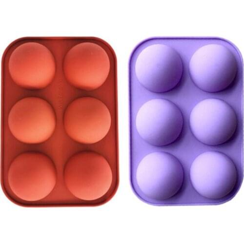 Half Ball Sphere Silicone Cake Mold Muffin Chocolate Forms Cookie Baking Mould Pan For Candy Chocolate Bakeware Baking Tools