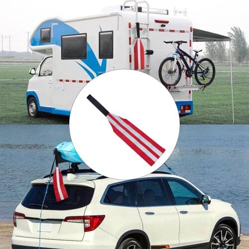 Kayak Tow Safety Flag Trailer Warning Flags Bicycle Travel Safe Signal Sign