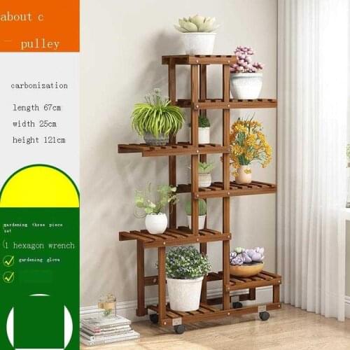 Room Estanteria Escalera Decorativa Madera Estante Para Plantas Dekoration Stojak Na Kwiaty Plant Rack Outdoor Flower Stand