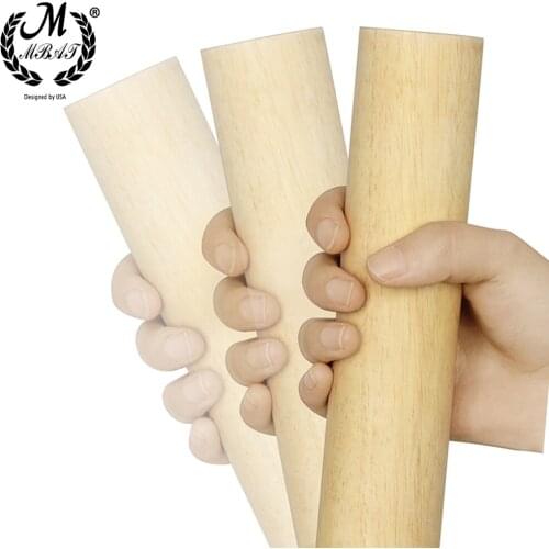 M MBAT MJ-10 Wood Color Percussion Orff Sand Tube Shaker Child Education Musical Instrument Parts Round Percussion Instruments