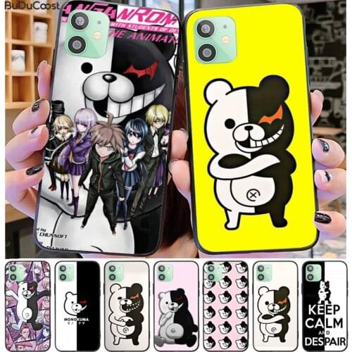 Cute Kumamon Danganronpa Monokuma Shell Phone Case For Iphone 11 Pro11 Pro Max X XS XR XS MAX 8plus 7 6splus 5s Se 7plus Case